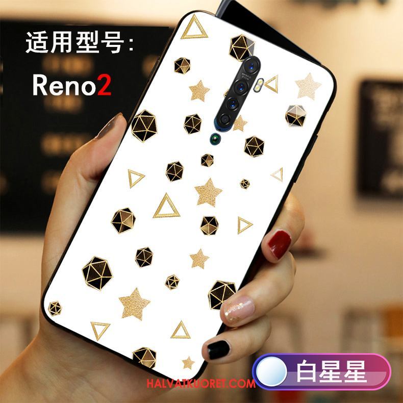 Oppo Reno 2 Kuoret Kotelo Lasi Suojaus, Oppo Reno 2 Kuori Tila Valkoinen