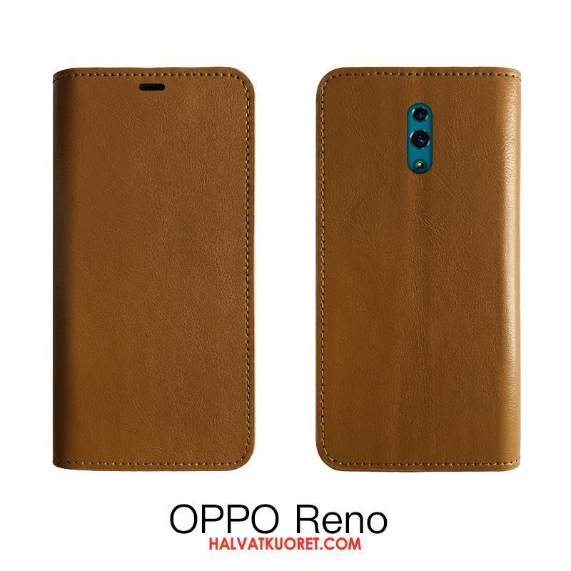 Oppo Reno 2 Kuoret Lehmä Puhelimen Kotelo, Oppo Reno 2 Kuori All Inclusive Nahkakotelo