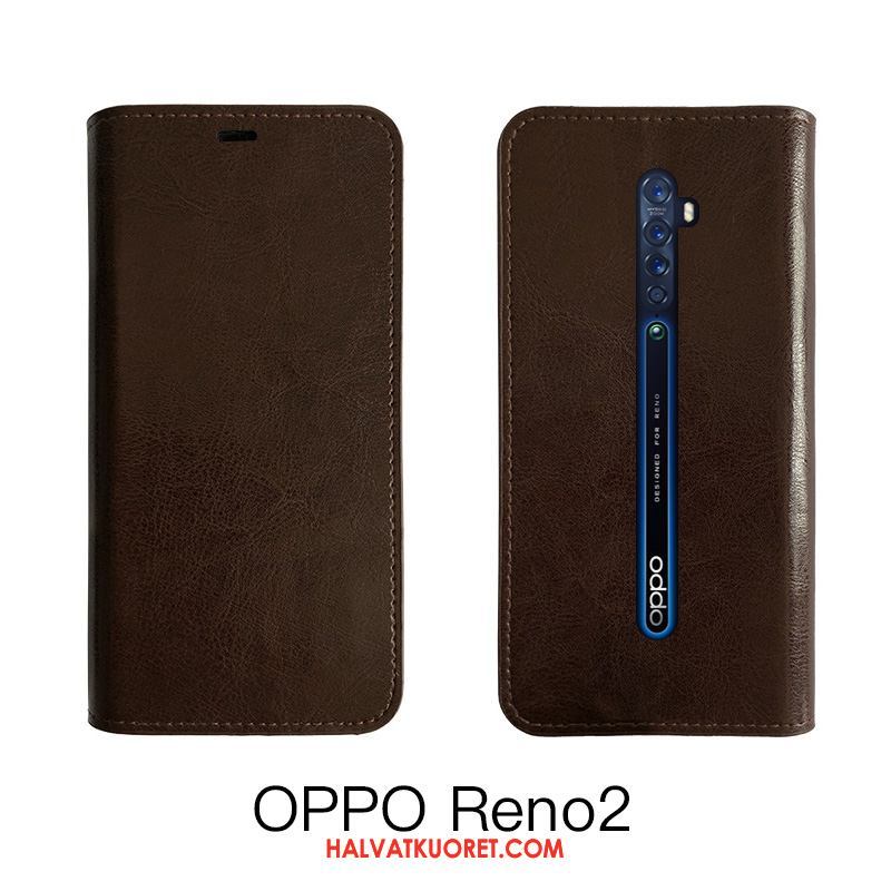 Oppo Reno 2 Kuoret Lehmä Puhelimen Kotelo, Oppo Reno 2 Kuori All Inclusive Nahkakotelo