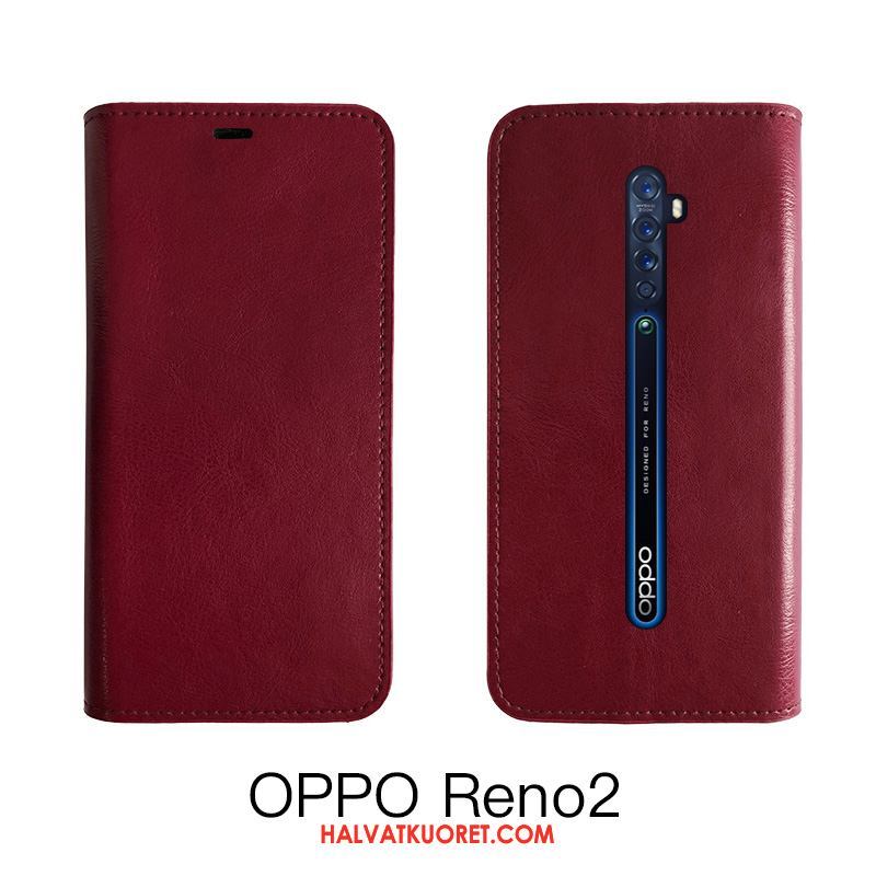 Oppo Reno 2 Kuoret Lehmä Puhelimen Kotelo, Oppo Reno 2 Kuori All Inclusive Nahkakotelo