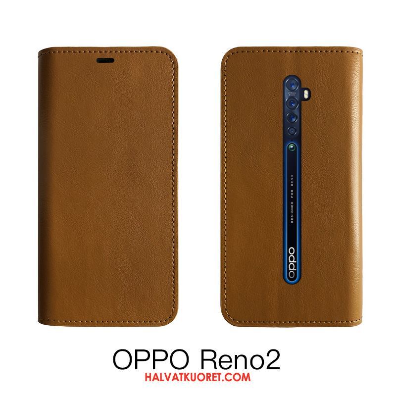 Oppo Reno 2 Kuoret Lehmä Puhelimen Kotelo, Oppo Reno 2 Kuori All Inclusive Nahkakotelo