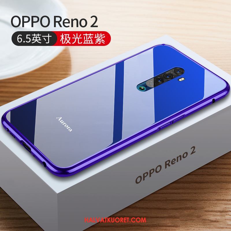 Oppo Reno 2 Kuoret Metalli Kehys Net Red, Oppo Reno 2 Kuori All Inclusive Ultra