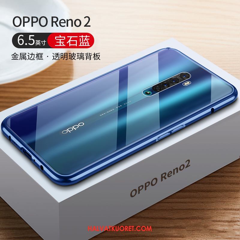 Oppo Reno 2 Kuoret Metalli Kehys Net Red, Oppo Reno 2 Kuori All Inclusive Ultra