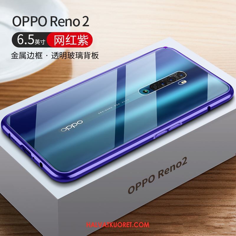 Oppo Reno 2 Kuoret Metalli Kehys Net Red, Oppo Reno 2 Kuori All Inclusive Ultra