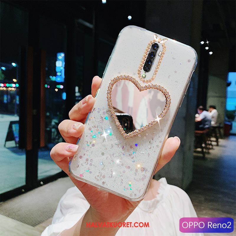 Oppo Reno 2 Kuoret Murtumaton Karkaisu Sininen, Oppo Reno 2 Kuori Kotelo Suojaus