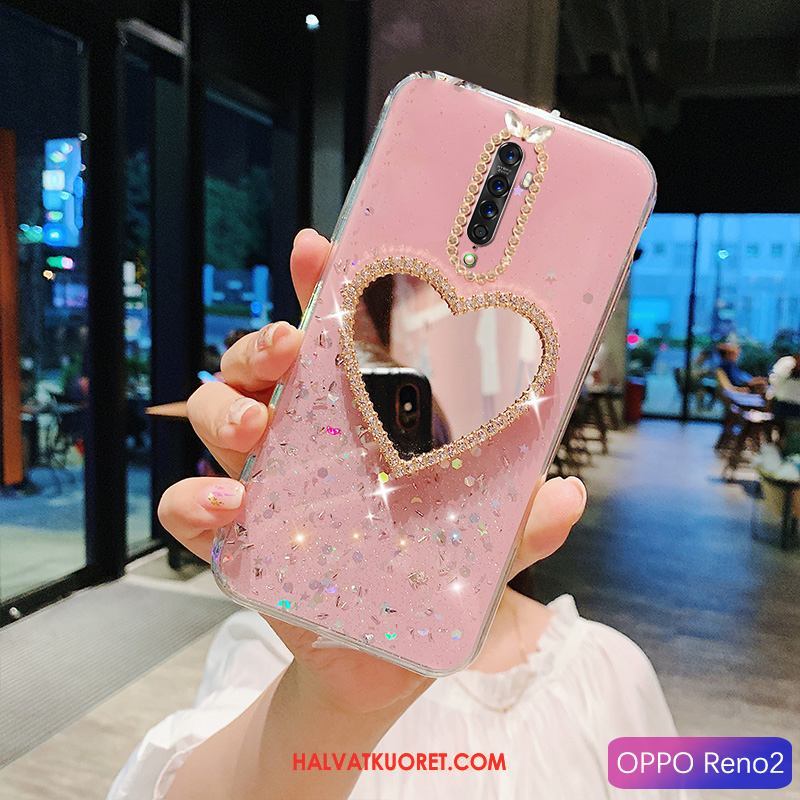 Oppo Reno 2 Kuoret Murtumaton Karkaisu Sininen, Oppo Reno 2 Kuori Kotelo Suojaus