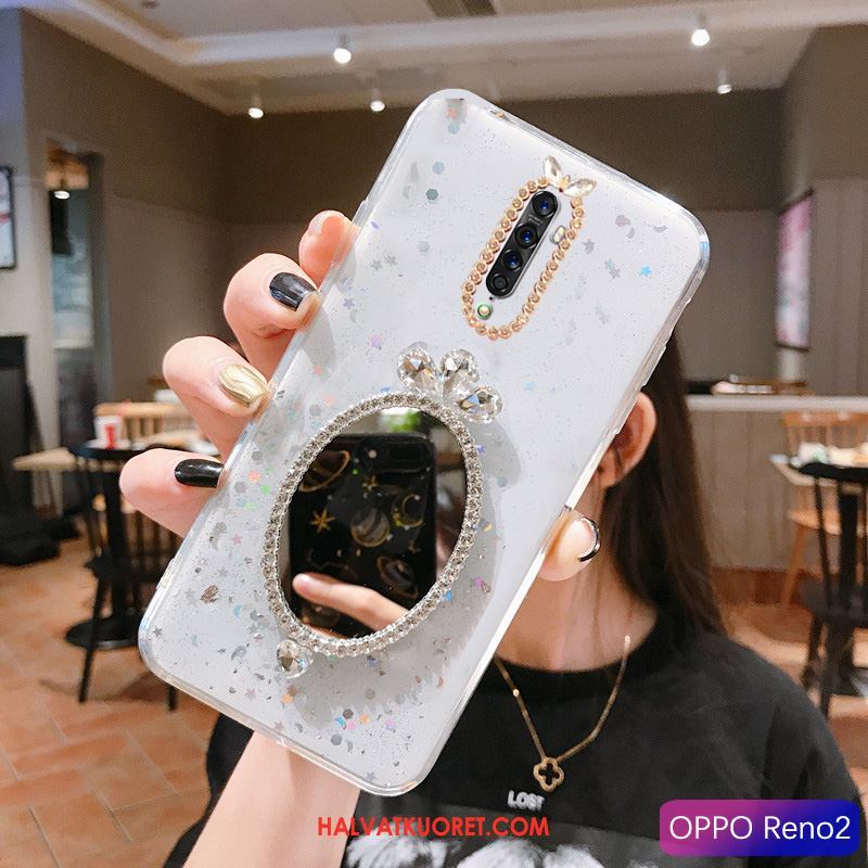Oppo Reno 2 Kuoret Murtumaton Karkaisu Sininen, Oppo Reno 2 Kuori Kotelo Suojaus