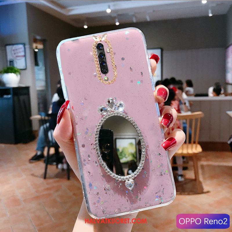 Oppo Reno 2 Kuoret Murtumaton Karkaisu Sininen, Oppo Reno 2 Kuori Kotelo Suojaus