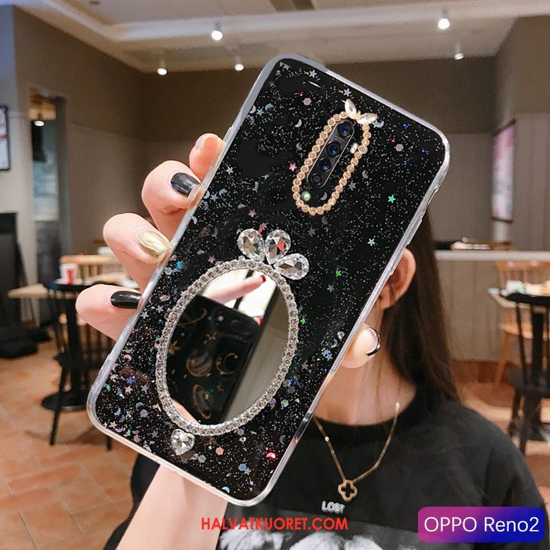 Oppo Reno 2 Kuoret Murtumaton Karkaisu Sininen, Oppo Reno 2 Kuori Kotelo Suojaus