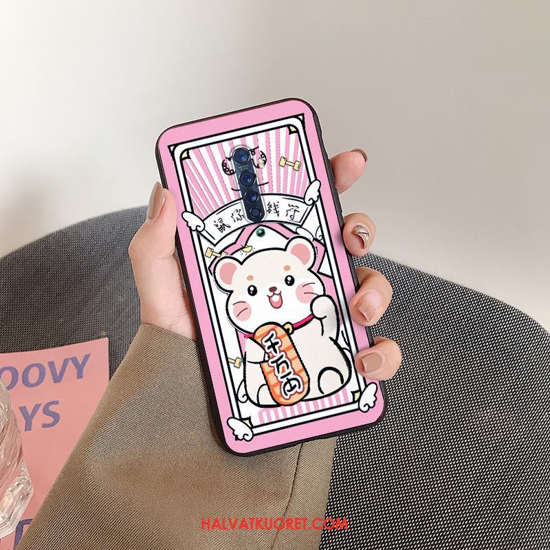 Oppo Reno 2 Kuoret Murtumaton Rotta Silikoni, Oppo Reno 2 Kuori Net Red Puhelimen