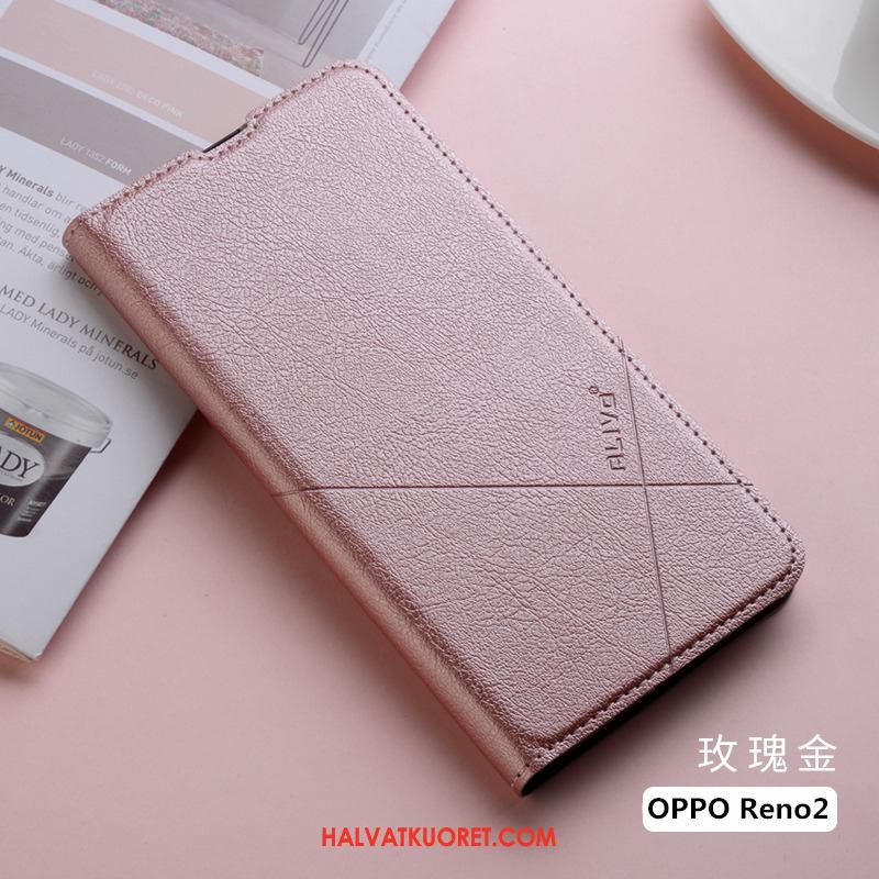 Oppo Reno 2 Kuoret Silikoni All Inclusive, Oppo Reno 2 Kuori Nahkakotelo Suojaus