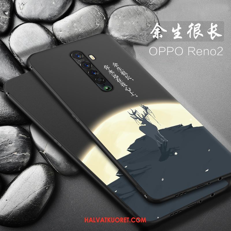 Oppo Reno 2 Kuoret Silikoni All Inclusive, Oppo Reno 2 Kuori Puhelimen Suojaus