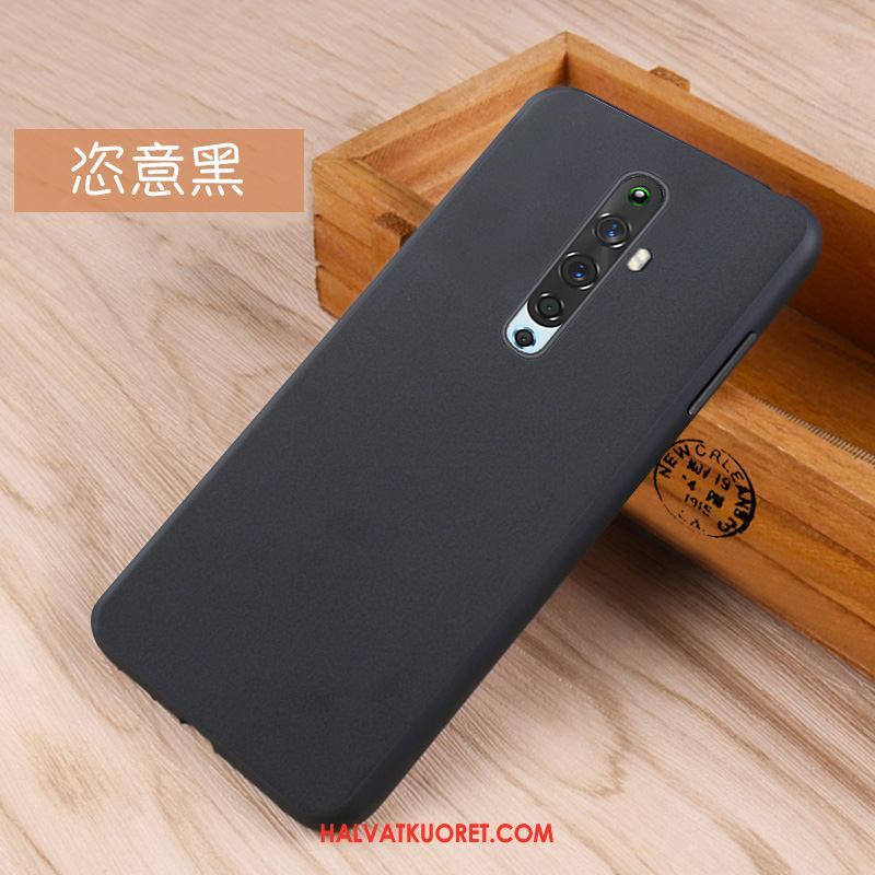 Oppo Reno 2 Z Kuoret Puhelimen Pesty Suede Kotelo, Oppo Reno 2 Z Kuori Silikoni Murtumaton Beige