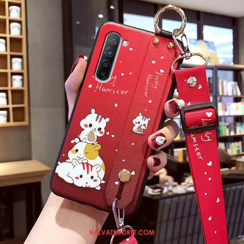 Oppo Reno 3 Kuoret Jauhe Net Red, Oppo Reno 3 Kuori Murtumaton Pehmeä Neste