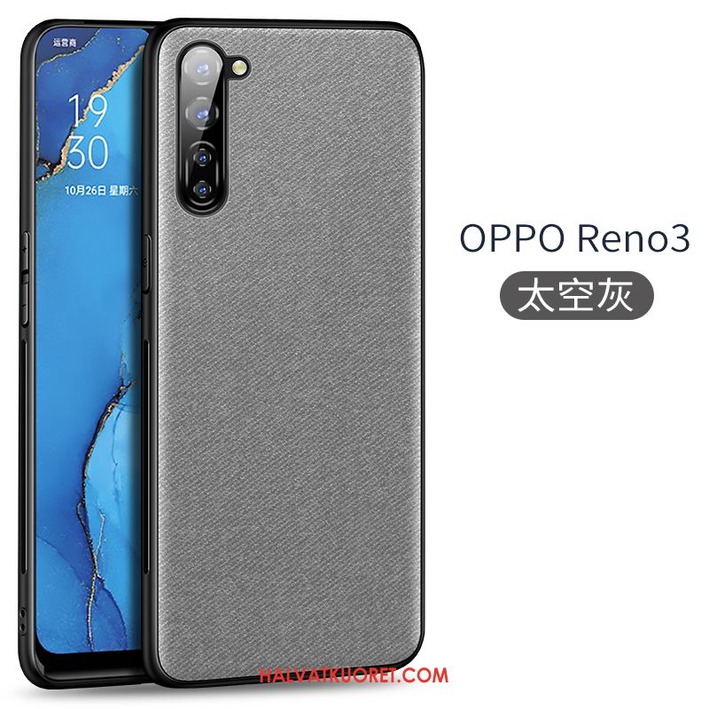 Oppo Reno 3 Kuoret Kukkakuvio Puhelimen Uusi, Oppo Reno 3 Kuori Silikoni Harmaa