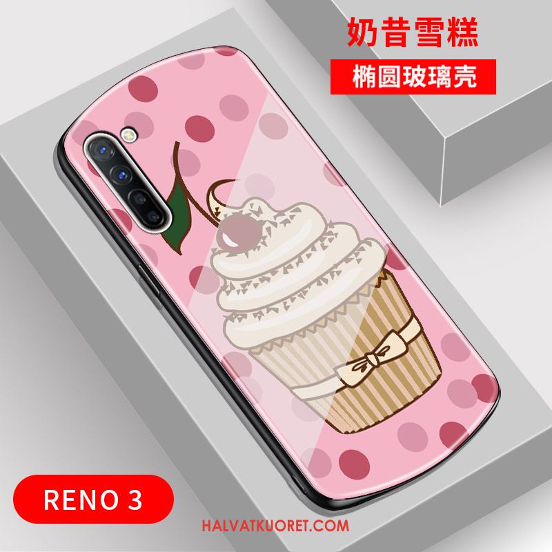 Oppo Reno 3 Kuoret Net Red Ihana Lasi, Oppo Reno 3 Kuori Peili Trendi