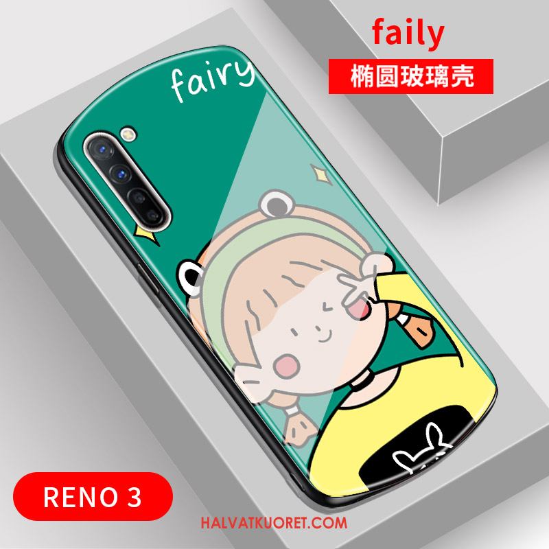 Oppo Reno 3 Kuoret Net Red Ihana Lasi, Oppo Reno 3 Kuori Peili Trendi