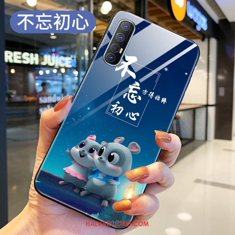 Oppo Reno 3 Kuoret Sininen All Inclusive Suojaus, Oppo Reno 3 Kuori Murtumaton Sarjakuva