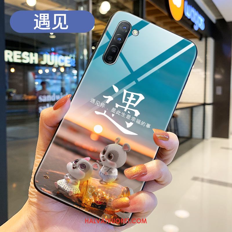 Oppo Reno 3 Kuoret Sininen All Inclusive Suojaus, Oppo Reno 3 Kuori Murtumaton Sarjakuva