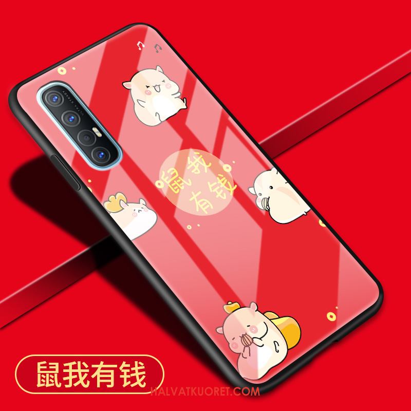 Oppo Reno 3 Pro Kuoret Punainen Puhelimen Suojaus, Oppo Reno 3 Pro Kuori Net Red