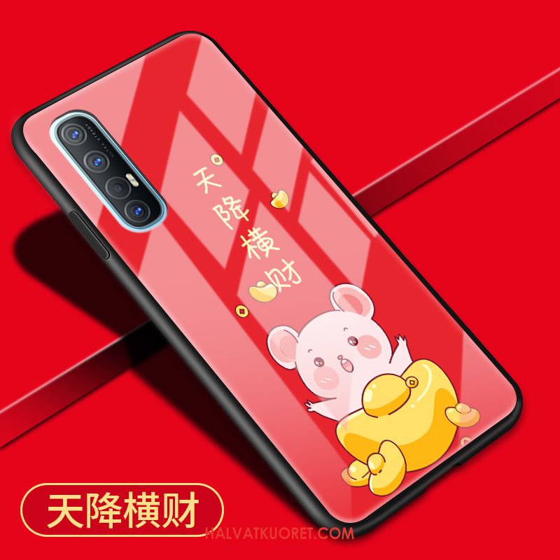 Oppo Reno 3 Pro Kuoret Punainen Puhelimen Suojaus, Oppo Reno 3 Pro Kuori Net Red