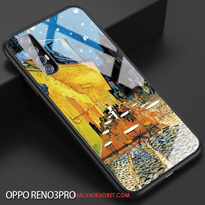 Oppo Reno 3 Pro Kuoret Suojaus Lasi Kotelo, Oppo Reno 3 Pro Kuori Trendi Puhelimen