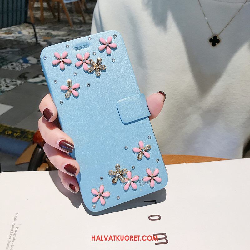 Oppo Rx17 Pro Kuoret Ihana Rhinestone Inlay Trendi, Oppo Rx17 Pro Kuori Sininen Puhelimen