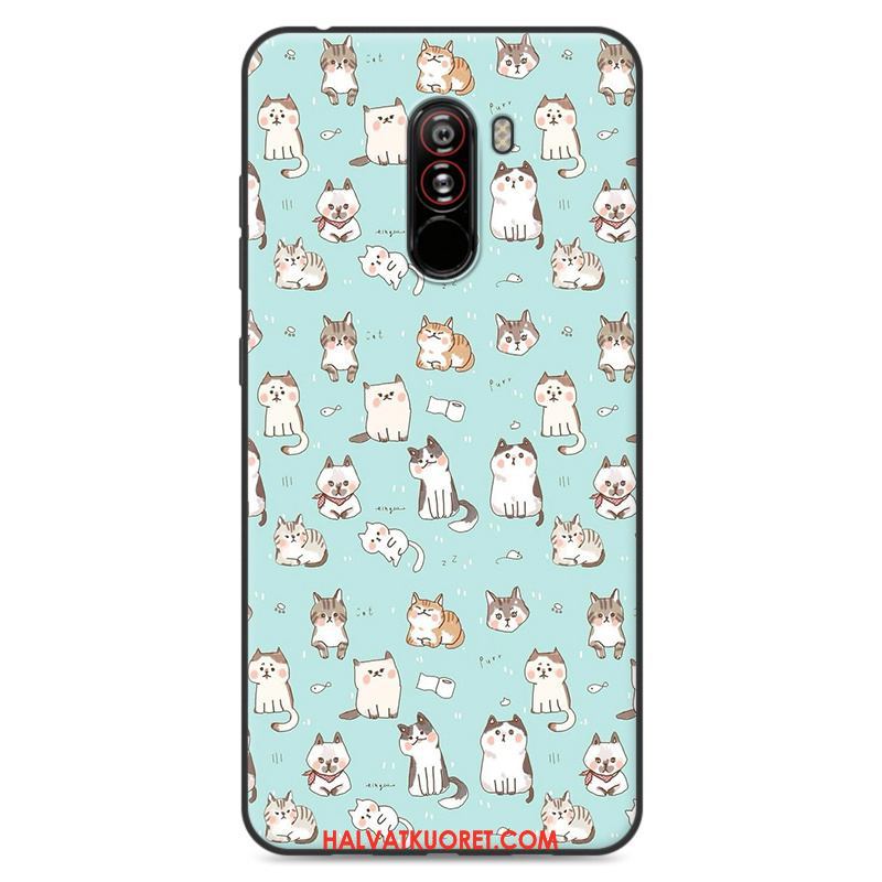 Pocophone F1 Kuoret All Inclusive Tide-brändi Silikoni, Pocophone F1 Kuori Sarjakuva Ihana Beige