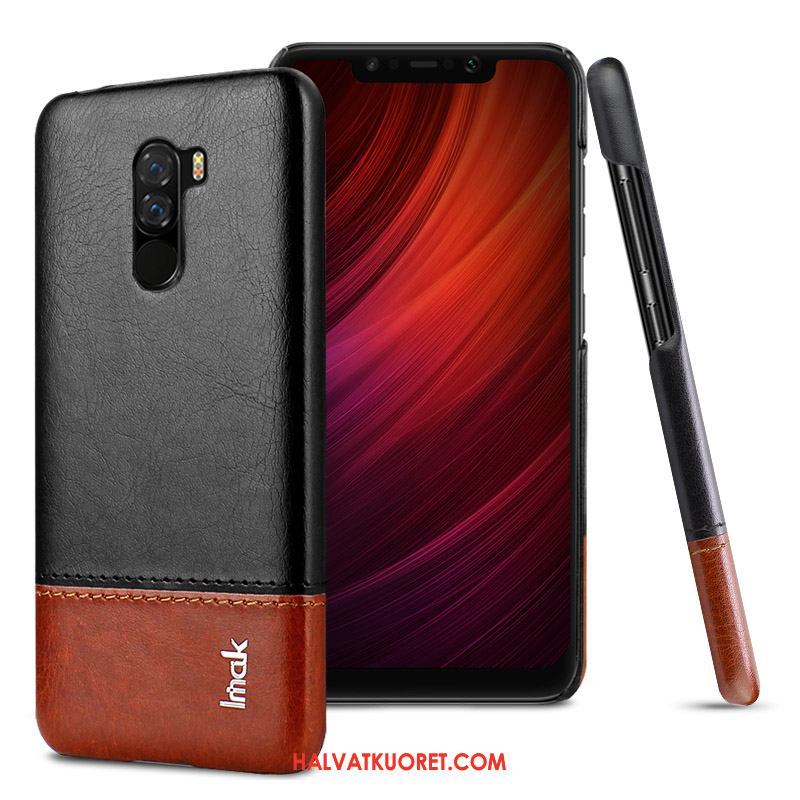 Pocophone F1 Kuoret Kotelo Murtumaton, Pocophone F1 Kuori Suojaus Puhelimen Braun Beige