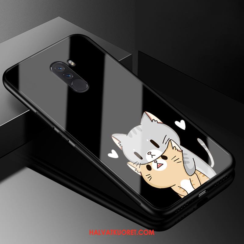 Pocophone F1 Kuoret Net Red Luova Suojaus, Pocophone F1 Kuori Puhelimen Kova Beige