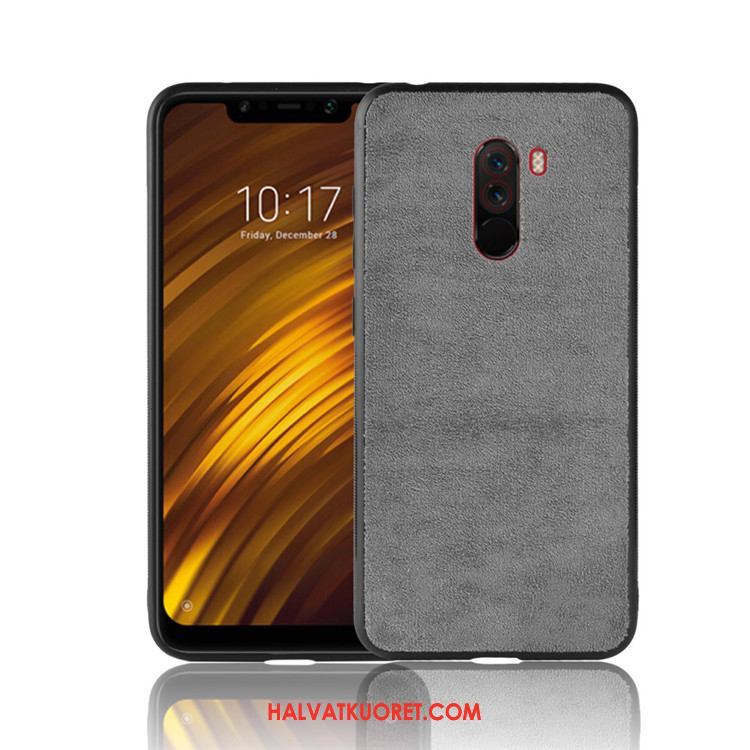 Pocophone F1 Kuoret Pehmeä Neste Kotelo, Pocophone F1 Kuori Eurooppa Harmaa Beige