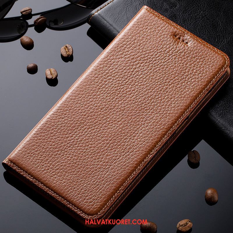 Pocophone F1 Kuoret Puhelimen Murtumaton Kotelo, Pocophone F1 Kuori Pieni Suojaus Braun Beige