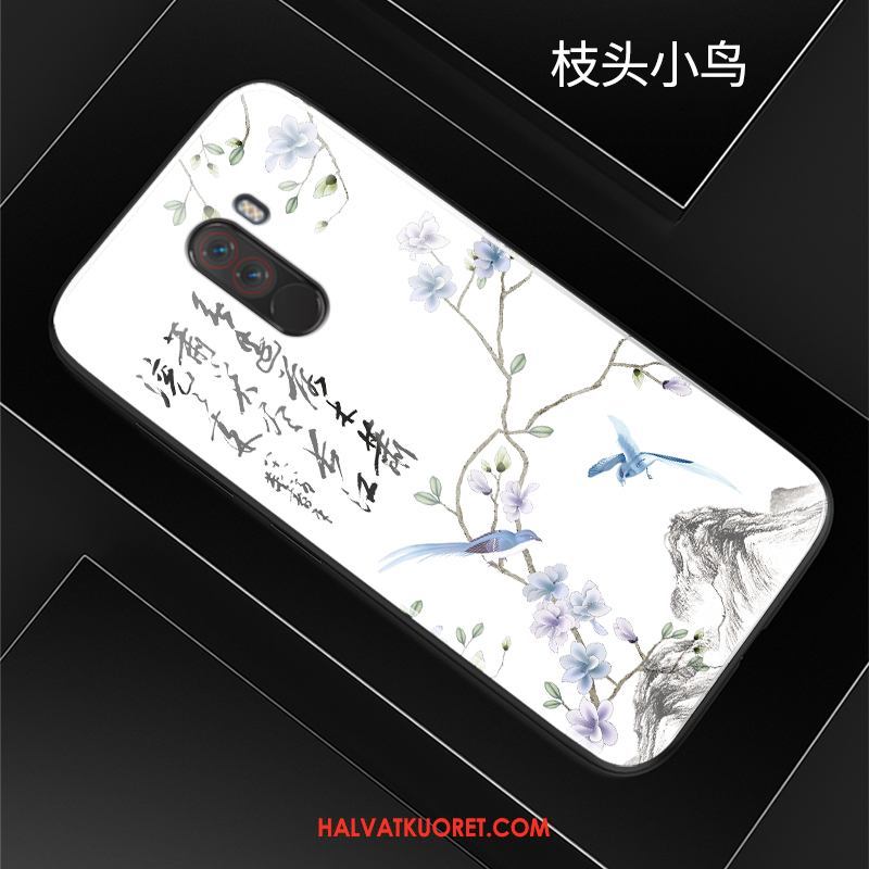 Pocophone F1 Kuoret Valkoinen Puhelimen Taide, Pocophone F1 Kuori Kotelo Yksinkertainen Beige