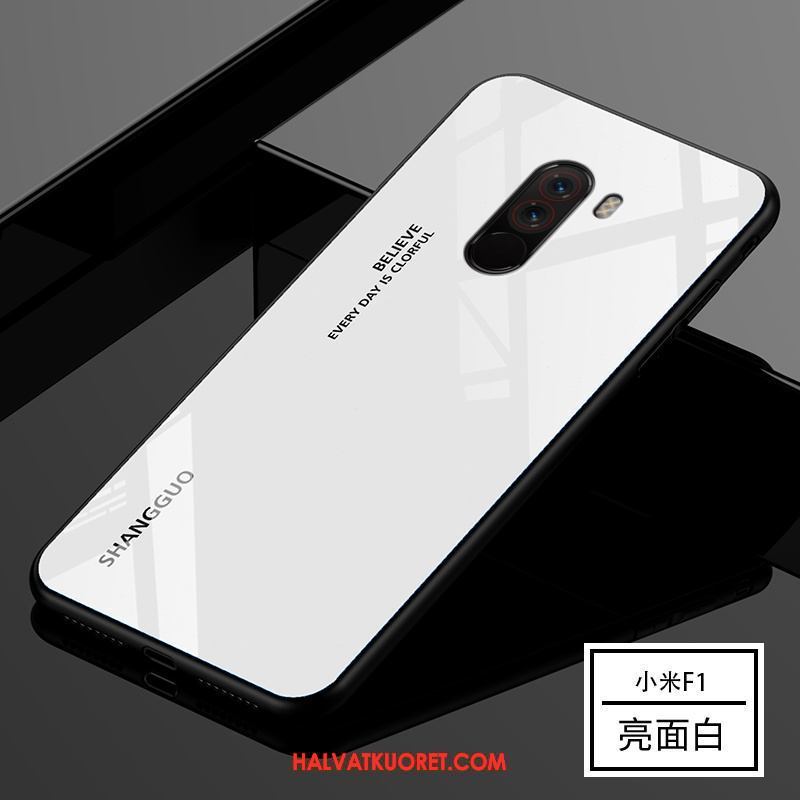 Pocophone F1 Kuoret Violetti Jauhe, Pocophone F1 Kuori Peili Kaltevuus Beige