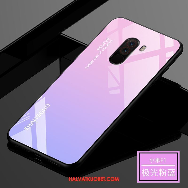 Pocophone F1 Kuoret Violetti Jauhe, Pocophone F1 Kuori Peili Kaltevuus Beige