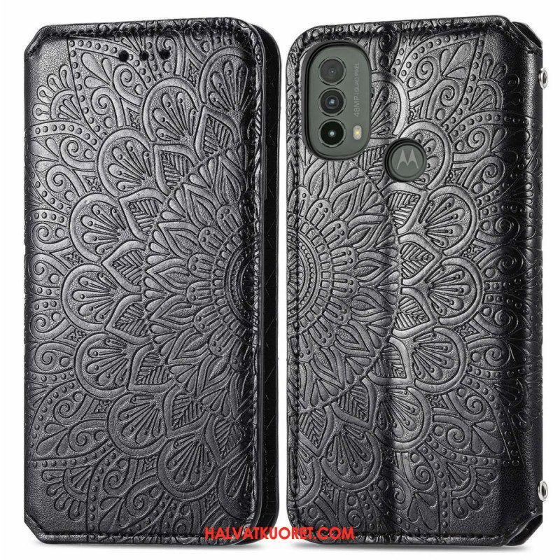 Puhelinkuoret Moto E40 / E30 / E20 Kotelot Flip Mandala