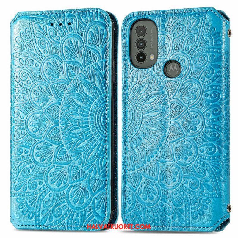 Puhelinkuoret Moto E40 / E30 / E20 Kotelot Flip Mandala