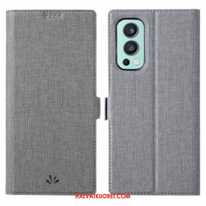 Puhelinkuoret OnePlus Nord 2 5G Kotelot Flip Teksturoitu Vili Dmx