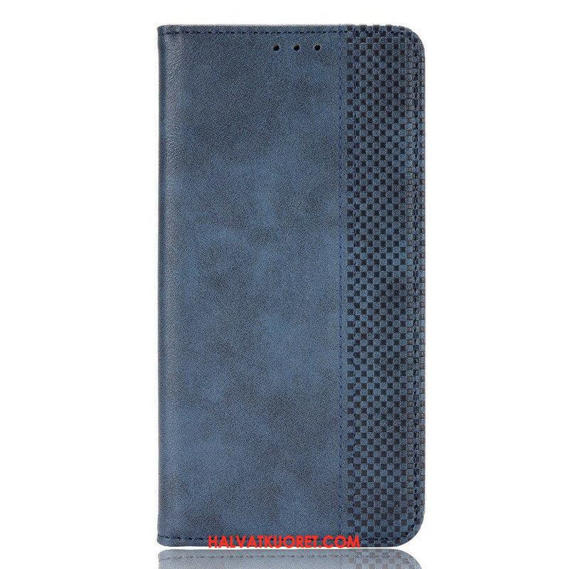 Puhelinkuoret OnePlus Nord 2 5G Kotelot Flip Tyylitelty Vintage-nahkaefekti