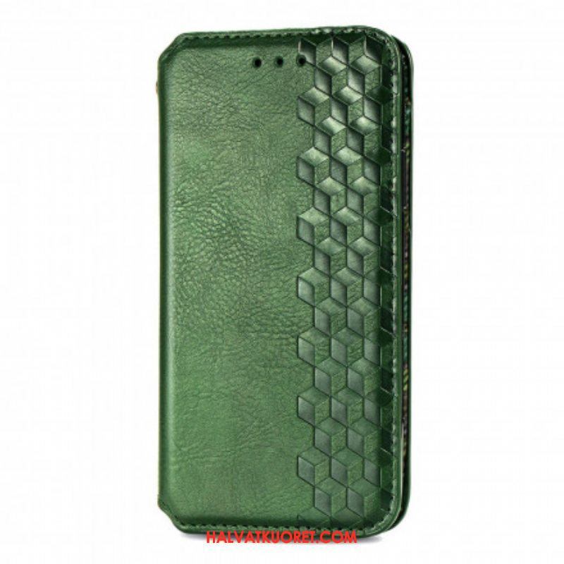 Puhelinkuoret OnePlus Nord CE 5G Kotelot Flip Nahkaefekti Diamond Texture
