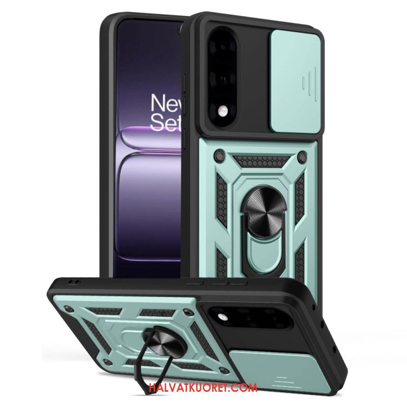 Puhelinkuoret Oneplus Nord 5 Liukuva Kameransuoja Ja Jalusta