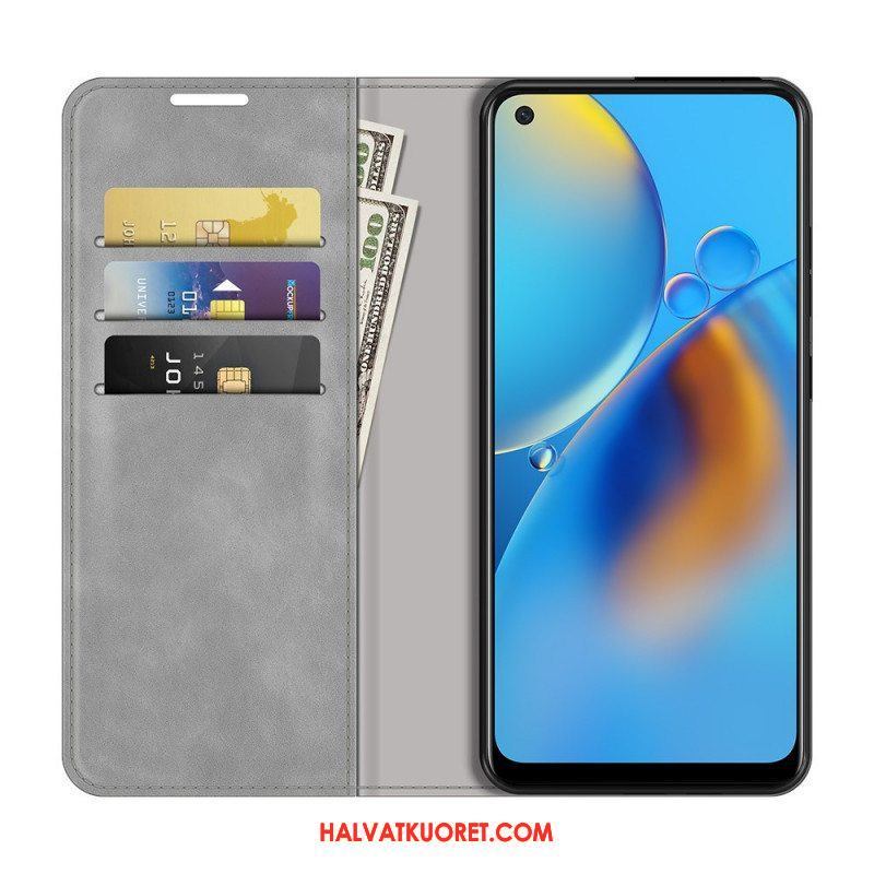 Puhelinkuoret Oppo A74 4G Kotelot Flip Ihon Kosketus