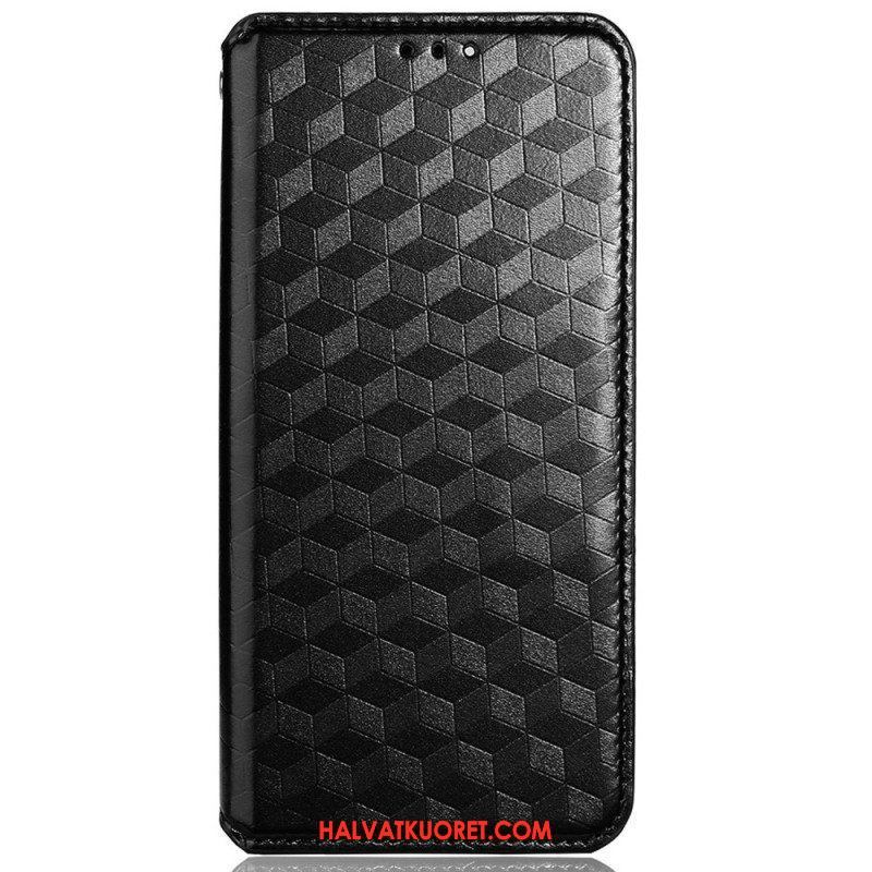 Puhelinkuoret Oppo A94 5G Kotelot Flip Keinonahassa