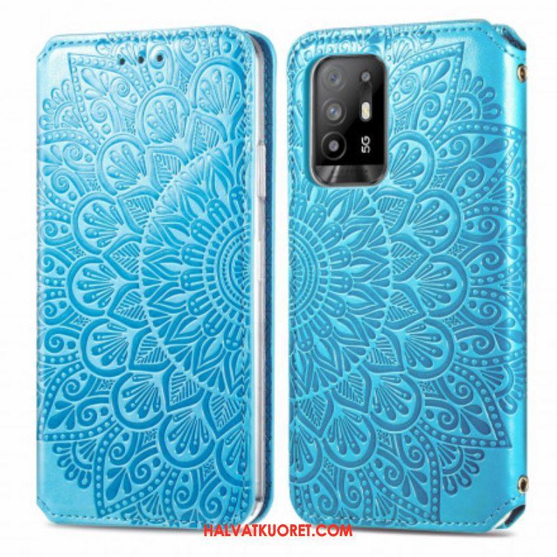 Puhelinkuoret Oppo A94 5G Kotelot Flip Mandala