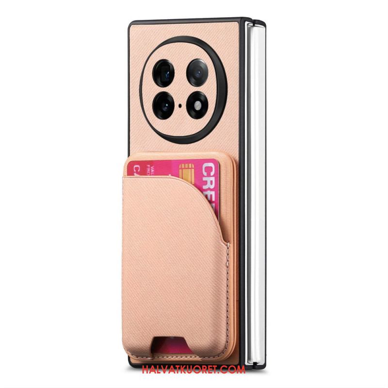 Puhelinkuoret Oppo Find N5 Magneettinen Jalustalla Ja Irrotettavalla Pussilla