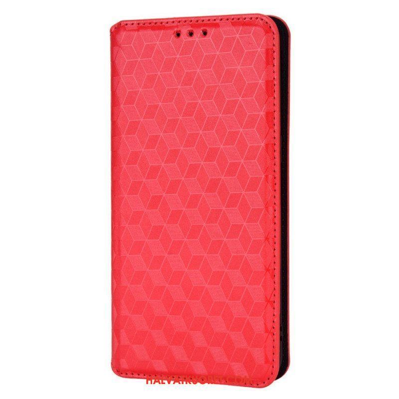 Puhelinkuoret Oppo Find X5 Pro Kotelot Flip 3d Diamond Leather Effect