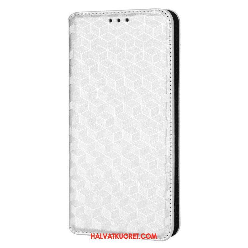 Puhelinkuoret Oppo Find X5 Pro Kotelot Flip 3d Diamond Leather Effect