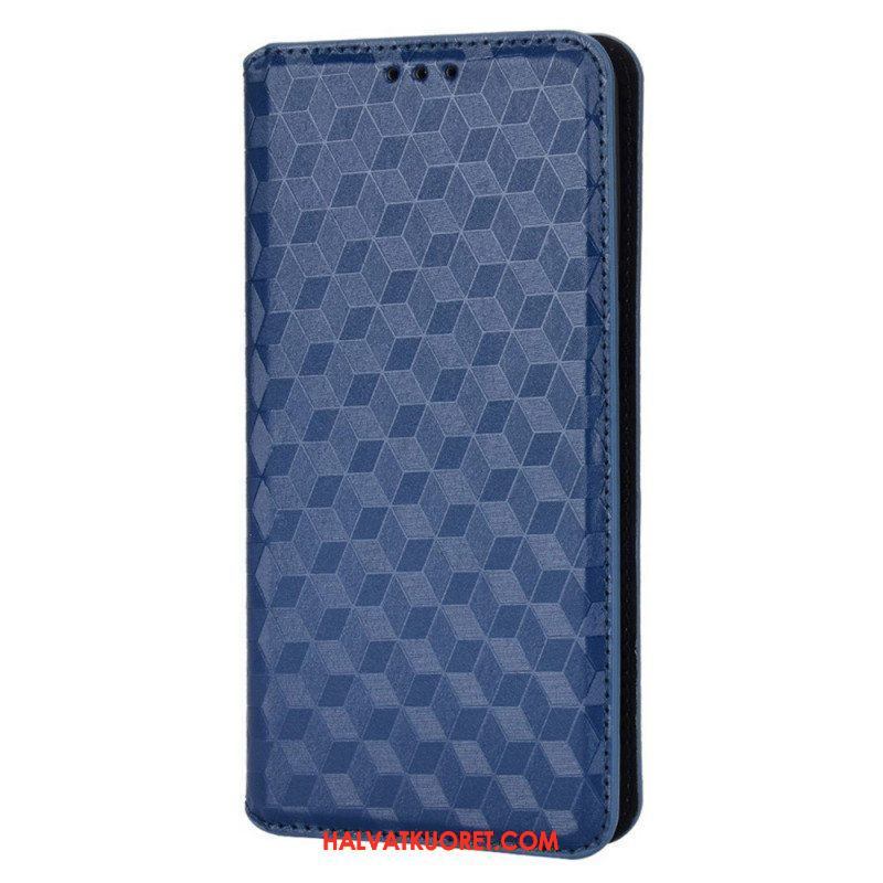 Puhelinkuoret Oppo Find X5 Pro Kotelot Flip 3d Diamond Leather Effect