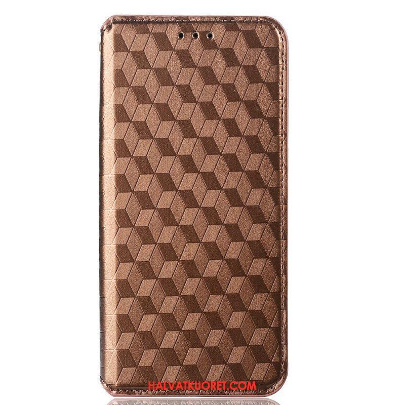 Puhelinkuoret Oppo Reno 6 5G Kotelot Flip 3d Diamond Leather Effect