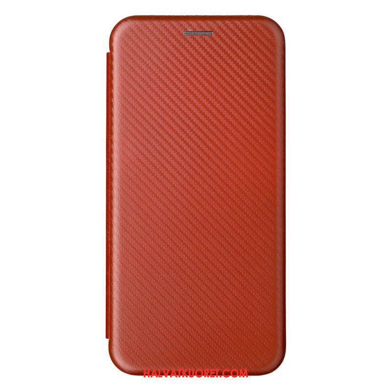 Puhelinkuoret Samsung Galaxy A13 5G / A04s Kotelot Flip Hiilikuitu